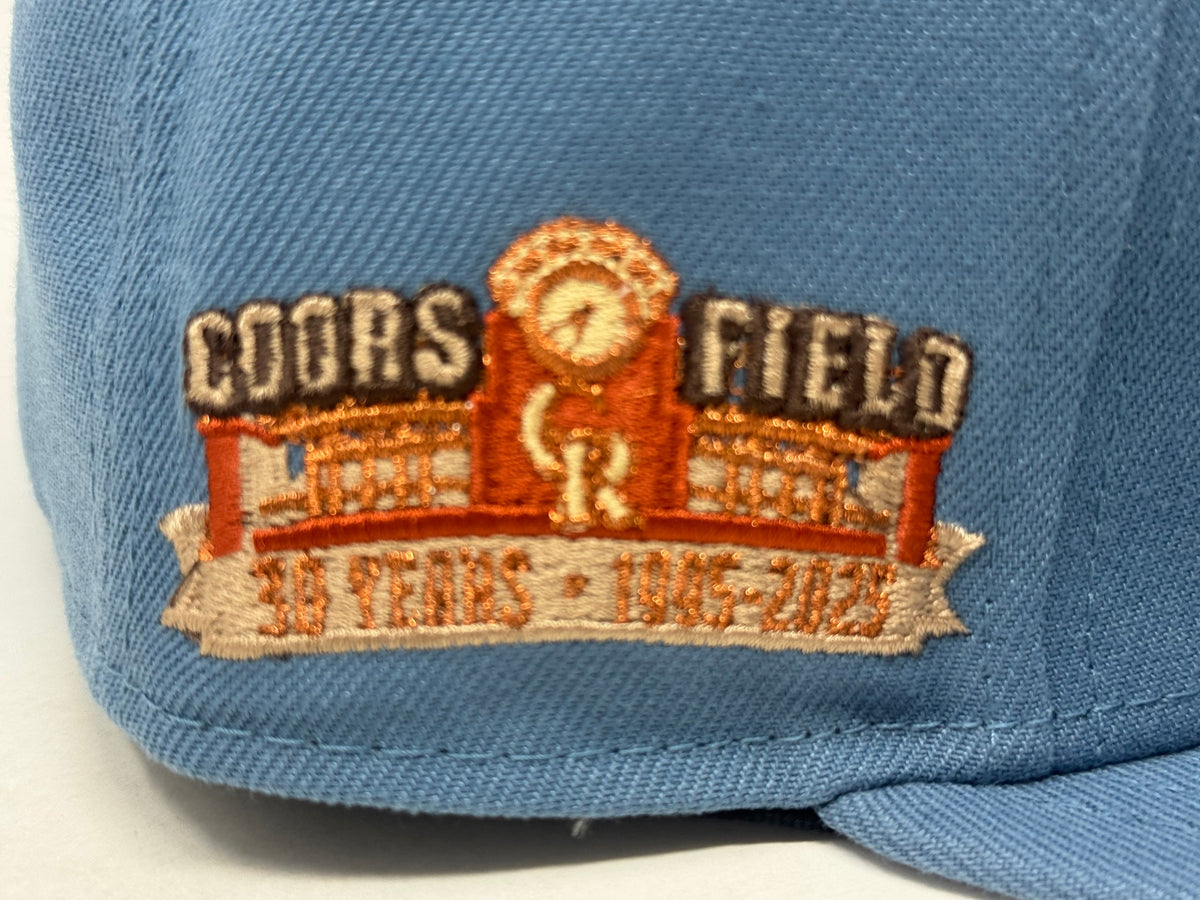 Colorado Rockies 30th Anniversary Gray Brim New Era Fitted Hat