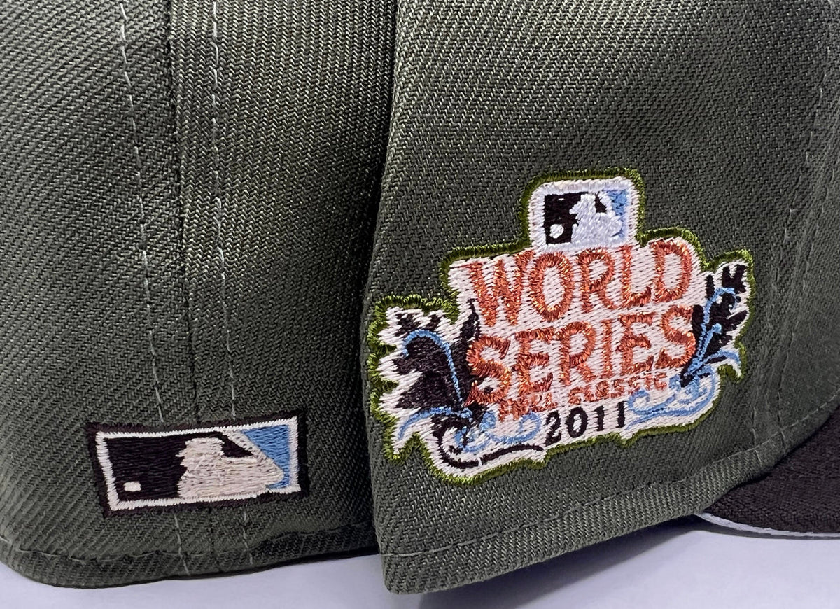 St. Louis Cardinals 2011 World Series 5950 New Era Fitted Hat Matching Air Jordan 4 Craft