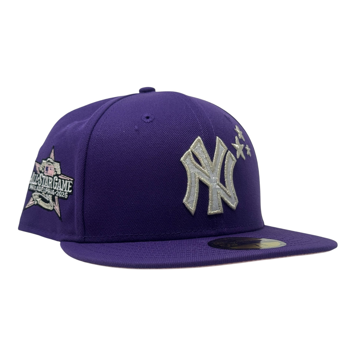 New York Yankees 2026 All Star Game "Star Pack" Pink Brim Fitted Hats-Purple