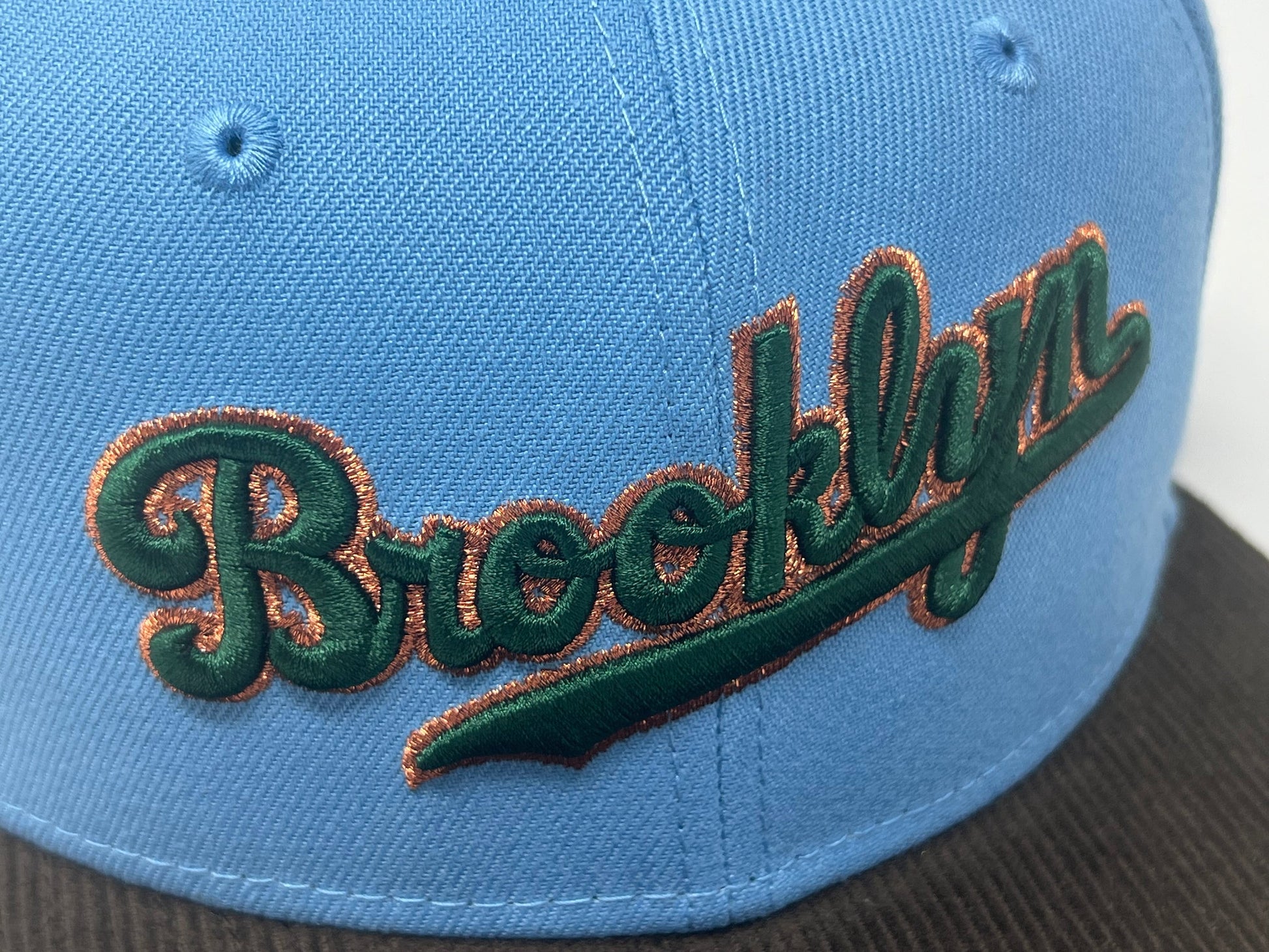 BROOKLYN DODGERS JACKIE ROBINSON 1942 ALL STAR GAME WALNUT CORDUROY VISOR NEW ERA FITTED HAT