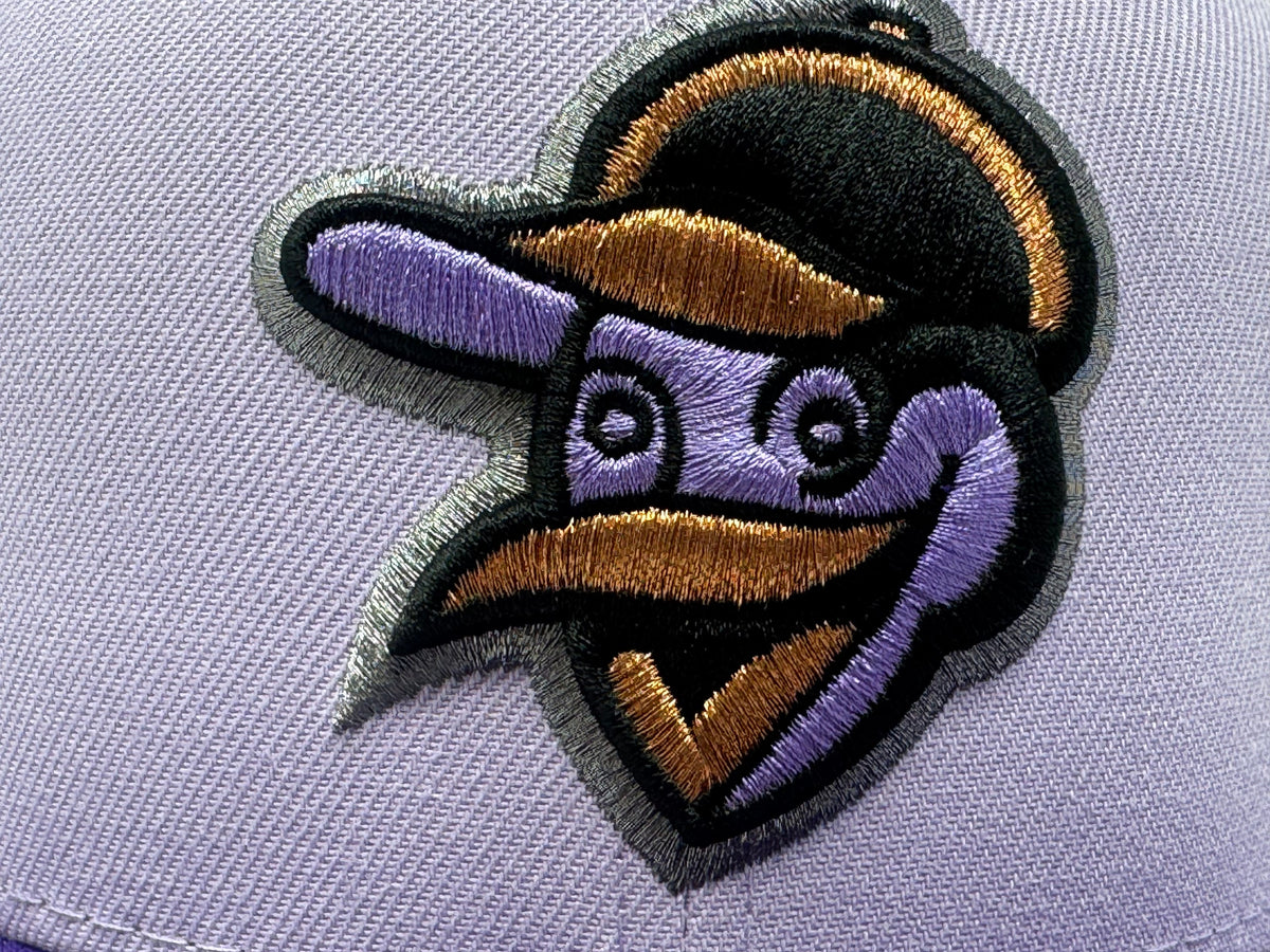 Baltimore Orioles 30th Anniversary Fitted Hat-Lavender Purple