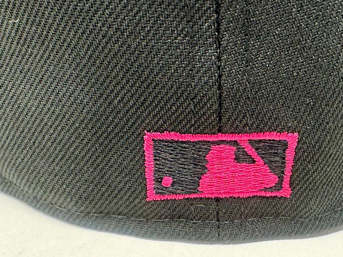 Oakland Athletics 1989 World Series Fusion Pink Brim Fitted Hat