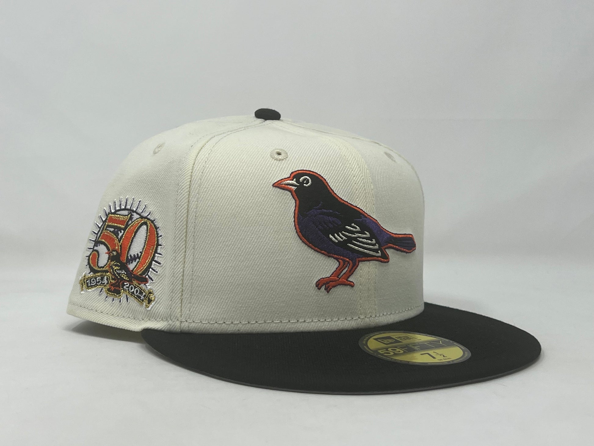Baltimore Orioles 50th Anniversary NFL Crossover 5950 New Era Fitted Hat
