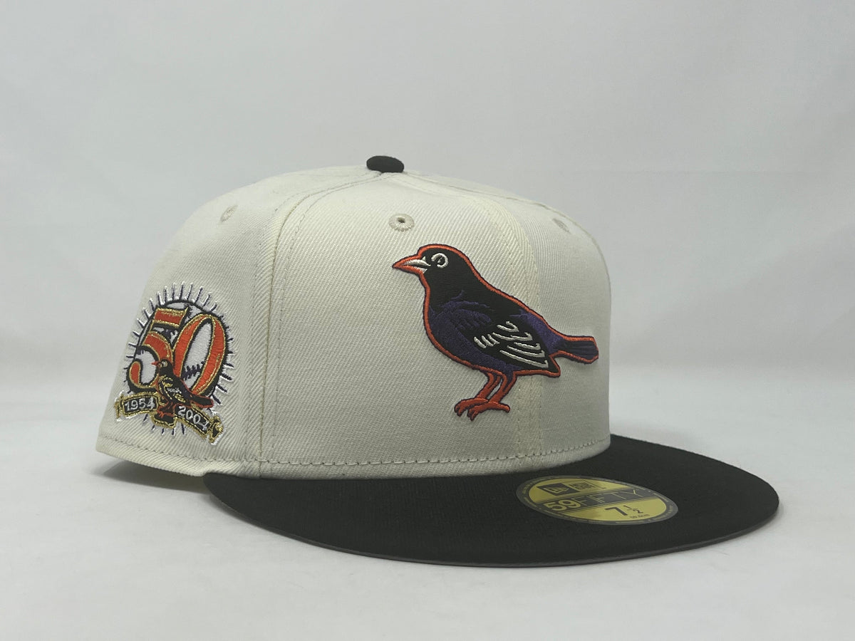 Baltimore Orioles 50th Anniversary NFL Crossover 5950 New Era Fitted Hat