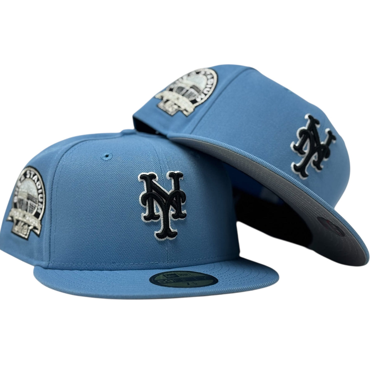 New York Mets Shea Stadium Fitted Hat-Sky Blue
