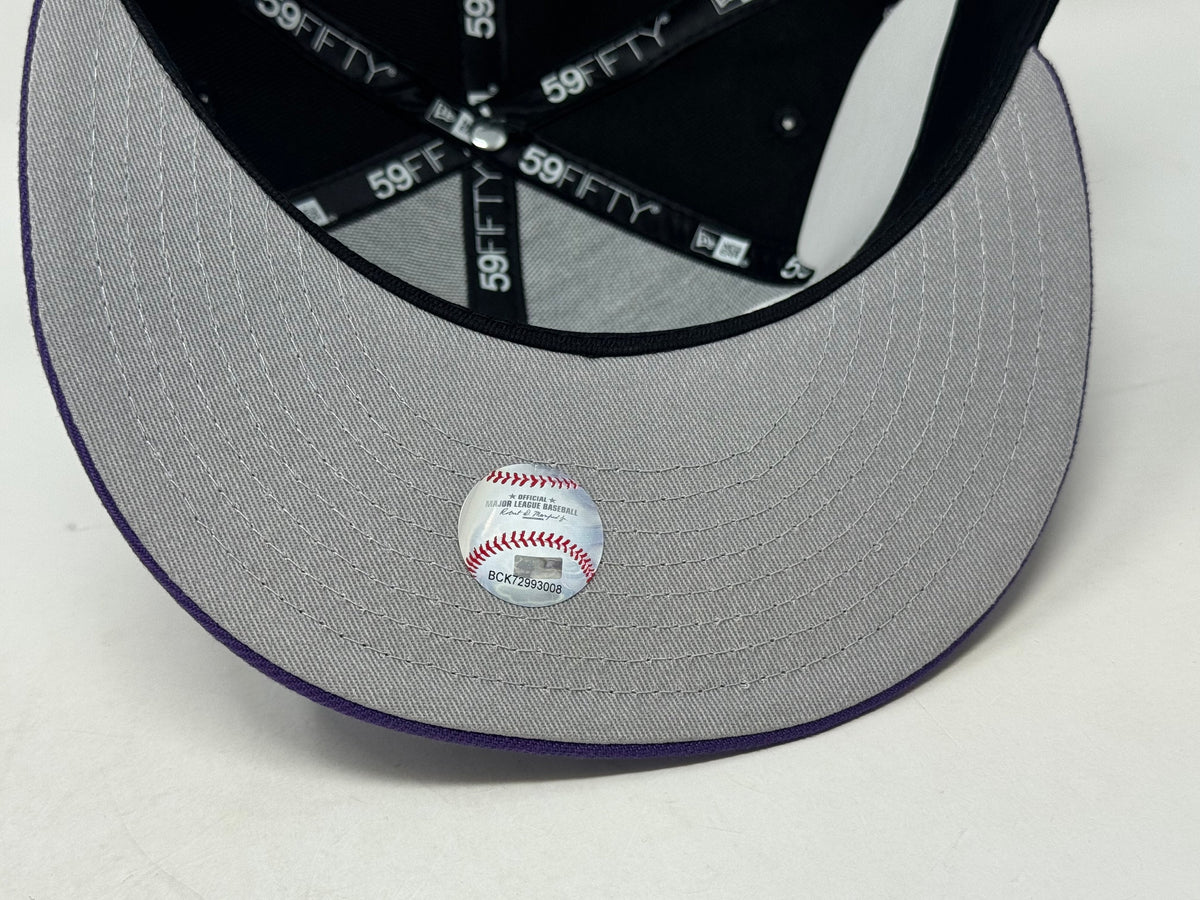 New York Mets 25th Anniversary Apple Logo "Sneaker Matching" Fitted Hats