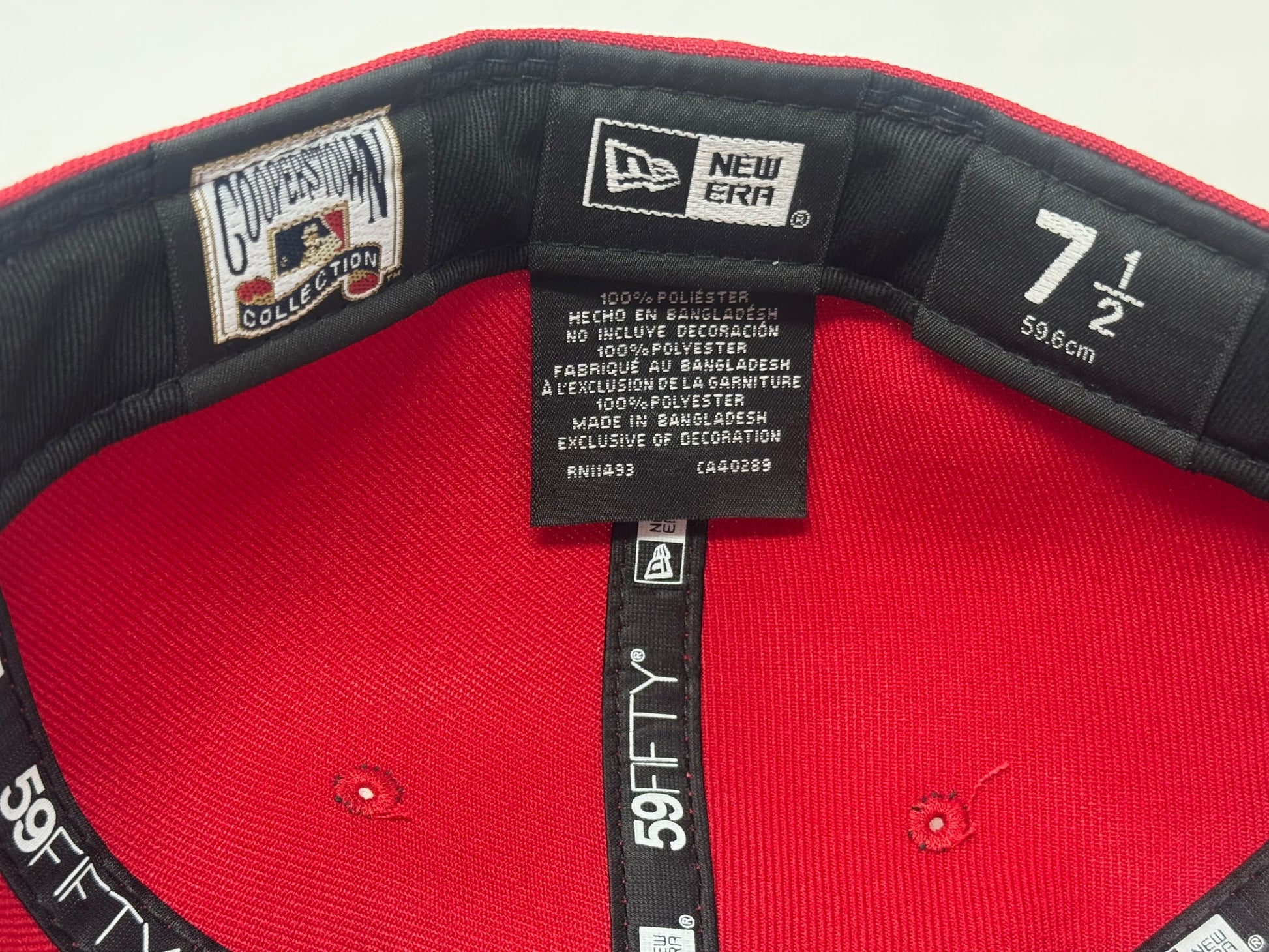 New York Yankees 1999 World Series Floral Logo Fitted Hat-Red