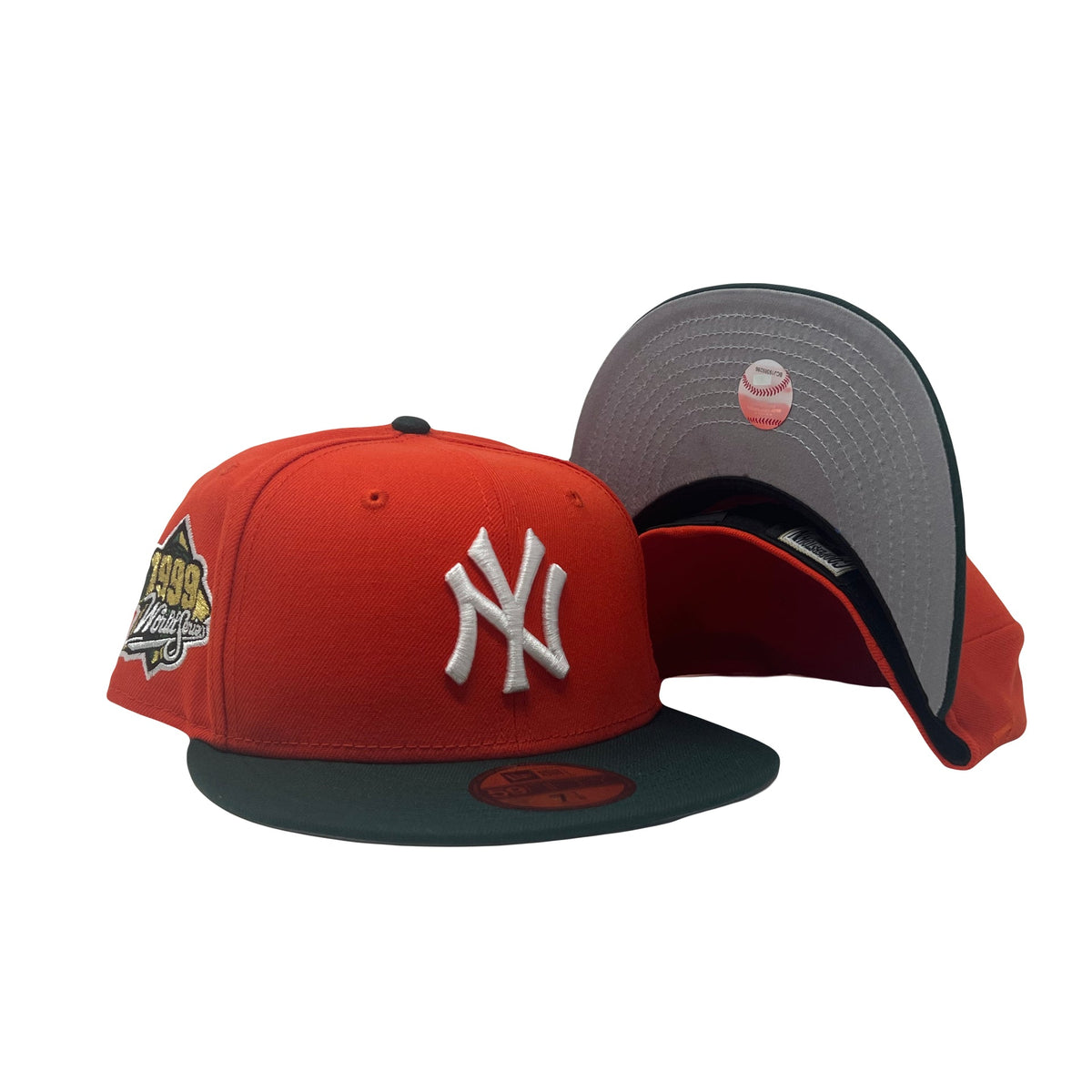 New York Yankees 1999 World Series Green Orange New Era Fitted Hat