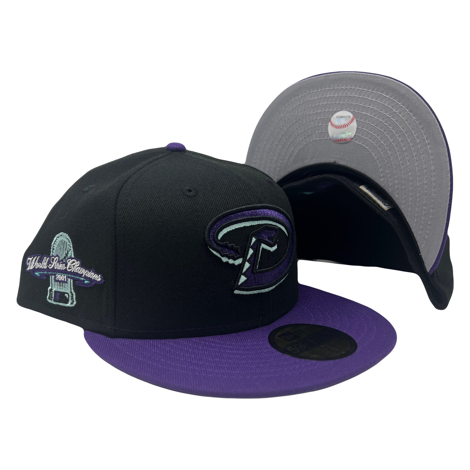 Arizona Diamondbacks 2001 World Champions 5050 New Era Fitted Hat
