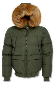 Jordan Craig Cross Bay Bomber Jacket Army Green
