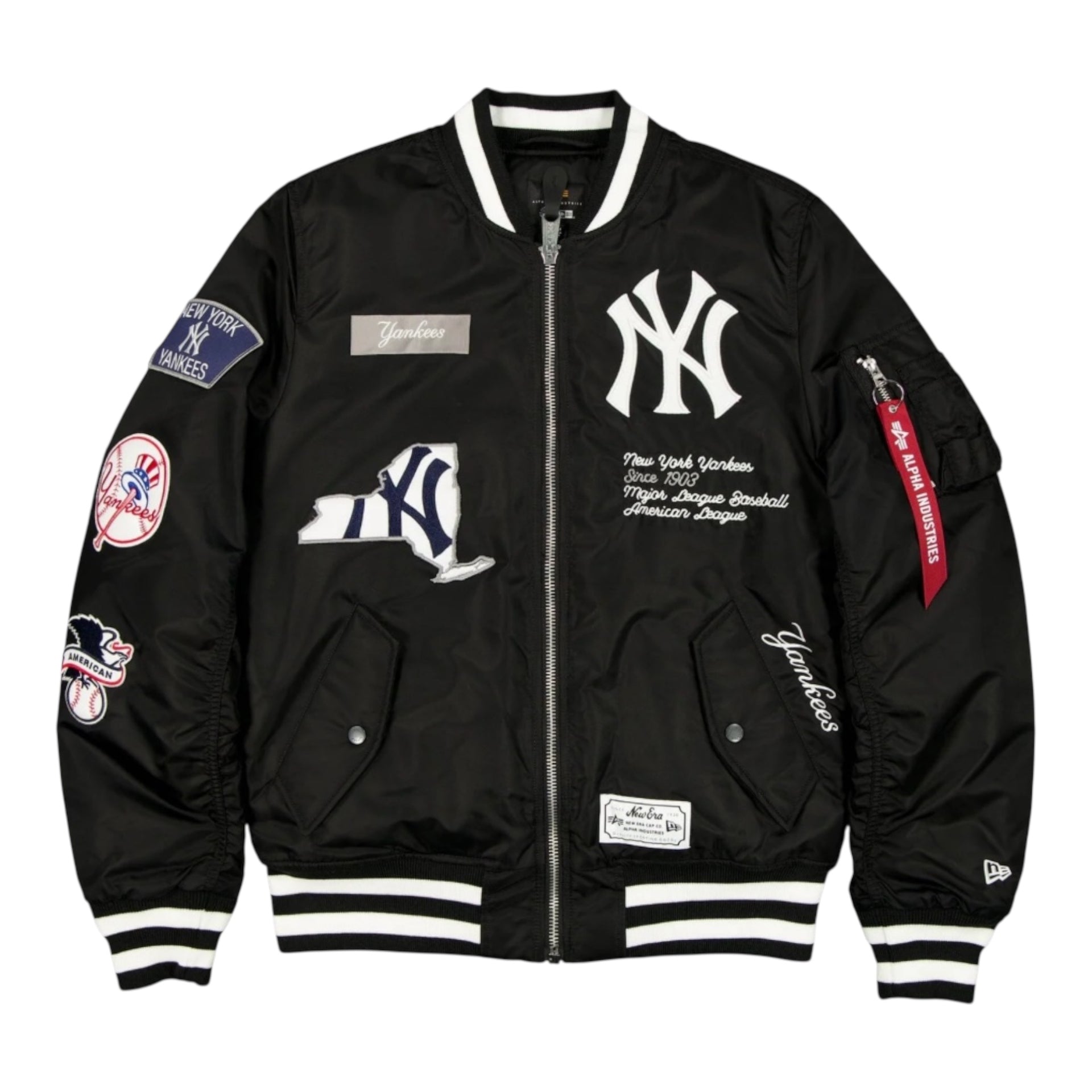 Yankees Black Bomber Jacket
