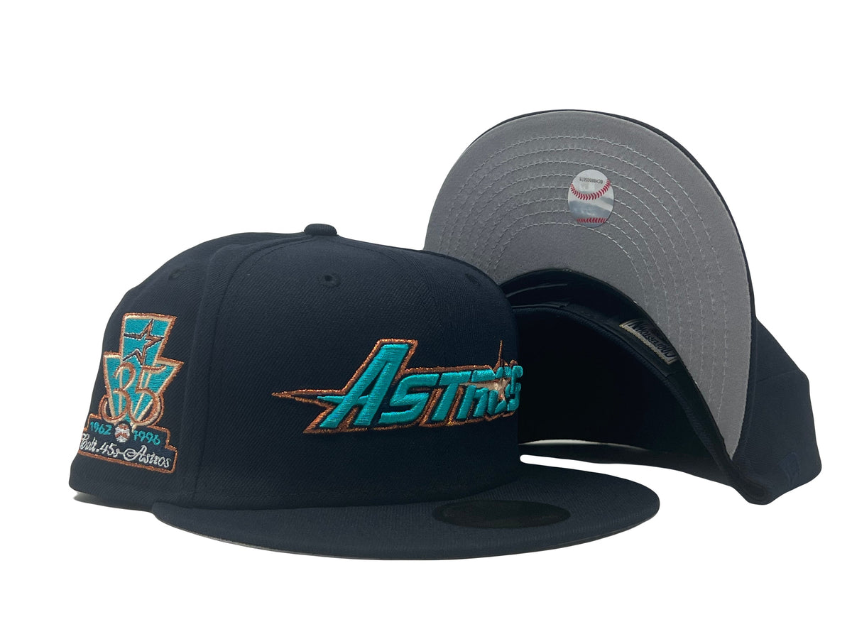 Navy Blue Houston Astros 35th Anniversary 5950 New Era Fitted Hat
