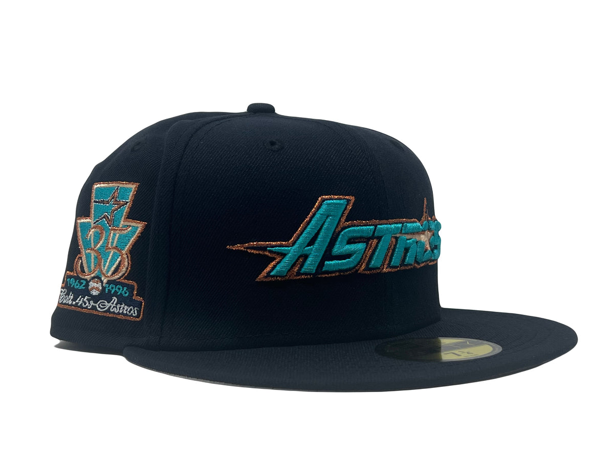 Navy Blue Houston Astros 35th Anniversary 5950 New Era Fitted Hat