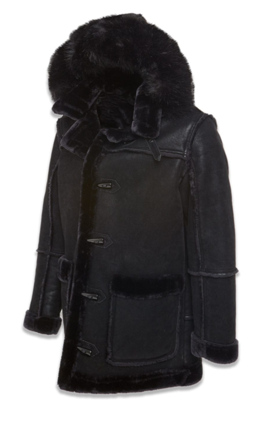 Jordan Craig Denail Shearling Jacket Black