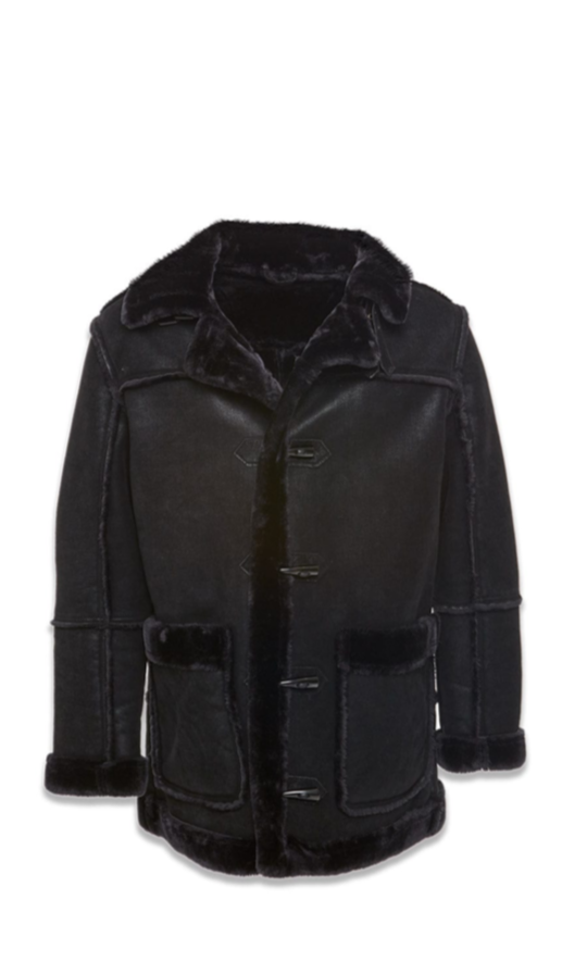 Jordan Craig Denail Shearling Jacket Black