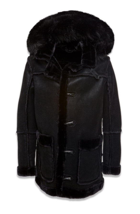 Jordan Craig Denail Shearling Jacket Black