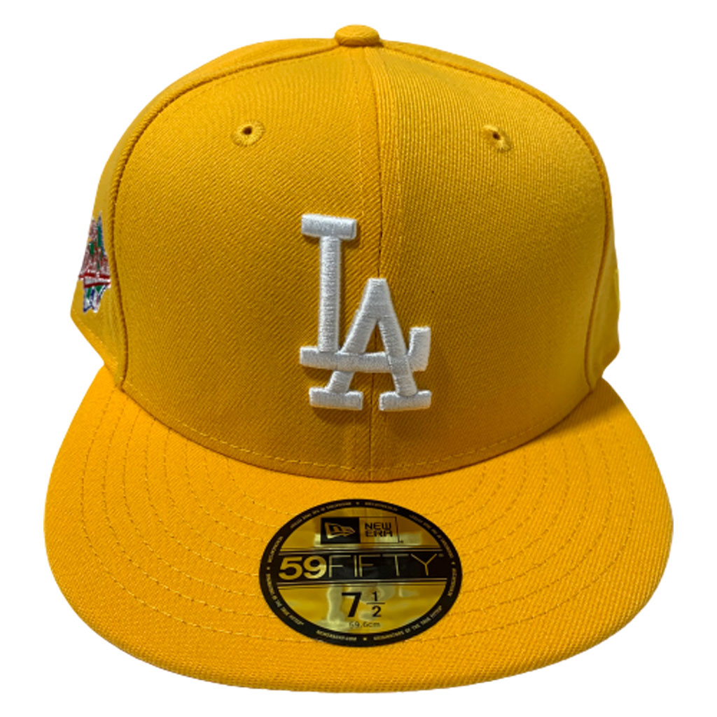 LOS ANGELES ALL YELLOW 1988 WORLD SERIES NEW ERA FITTED HAT