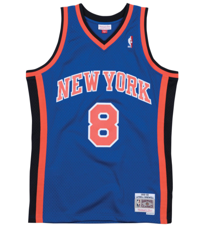 Latrell Sprewell New York Knicks Mitchel & Ness 1998 Swingman Jersey