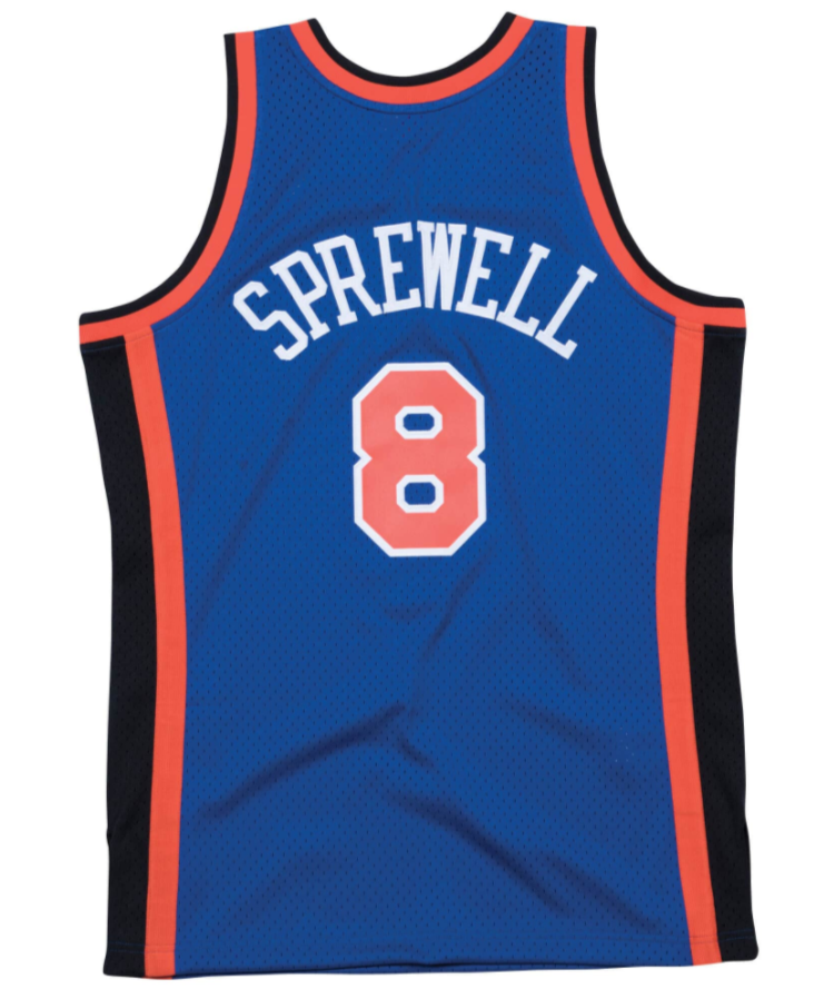 Latrell Sprewell New York Knicks Mitchel & Ness 1998 Swingman Jersey