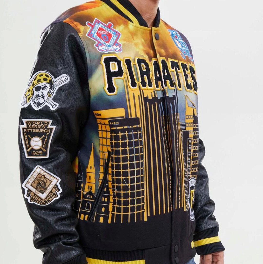 The Pittsburgh Pirates Patchwork Varsity Jacket - Sports World 165
