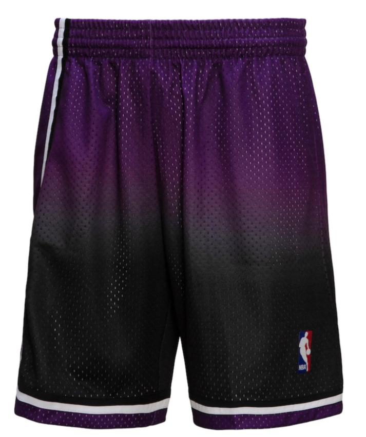 SACRAMENTO KINGS FADEAWAY 2000 NBA MITCHELL & NESS SWINGMAN SHORTS