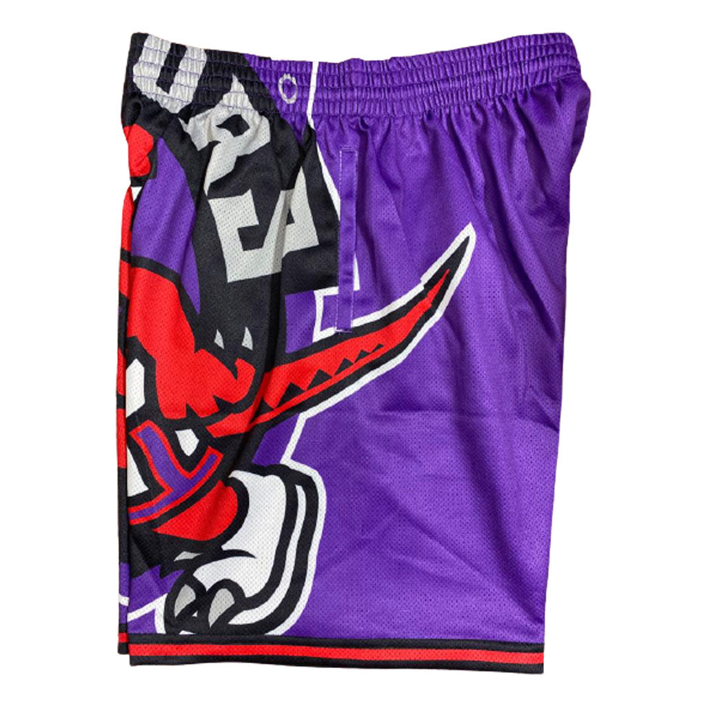 TORONTO RAPTORS BIG FACE MITCHELL AND NESS NBA SHORTS