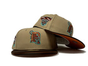 Detroit Tigers2000 All Star Game "Dirty Autumn Collection" Flight Orange Brim New Era Fitted Hat
