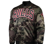 Chicago Bulls Pro Standard Satin Full-Snap Jacket - Camo
