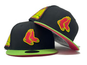 Boston Red Sox 1999 All Star Game Lava Red Brim 59Fifty New Era Fitted Hat