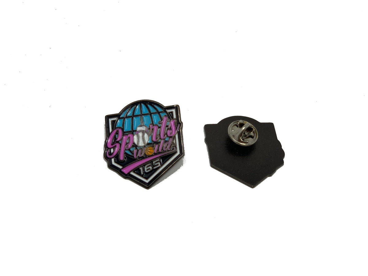 SPORTS WORLD COLORFUL MATAL PIN