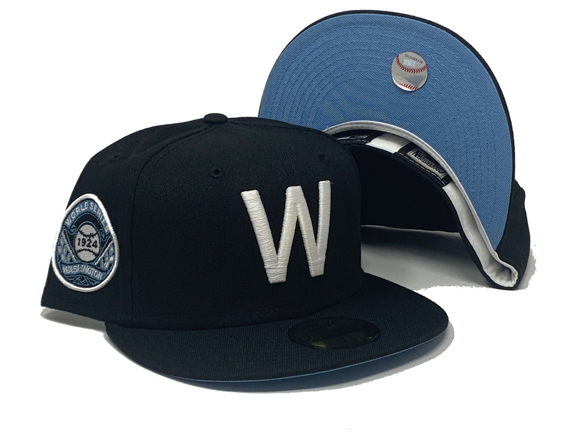 Black Washington Senators 1924 World Series 59fifty New Era Fitted
