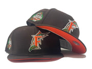 Florida Marlins 2003 World Series "Autumn Collection" Orange Brim New Era Fitted Hat