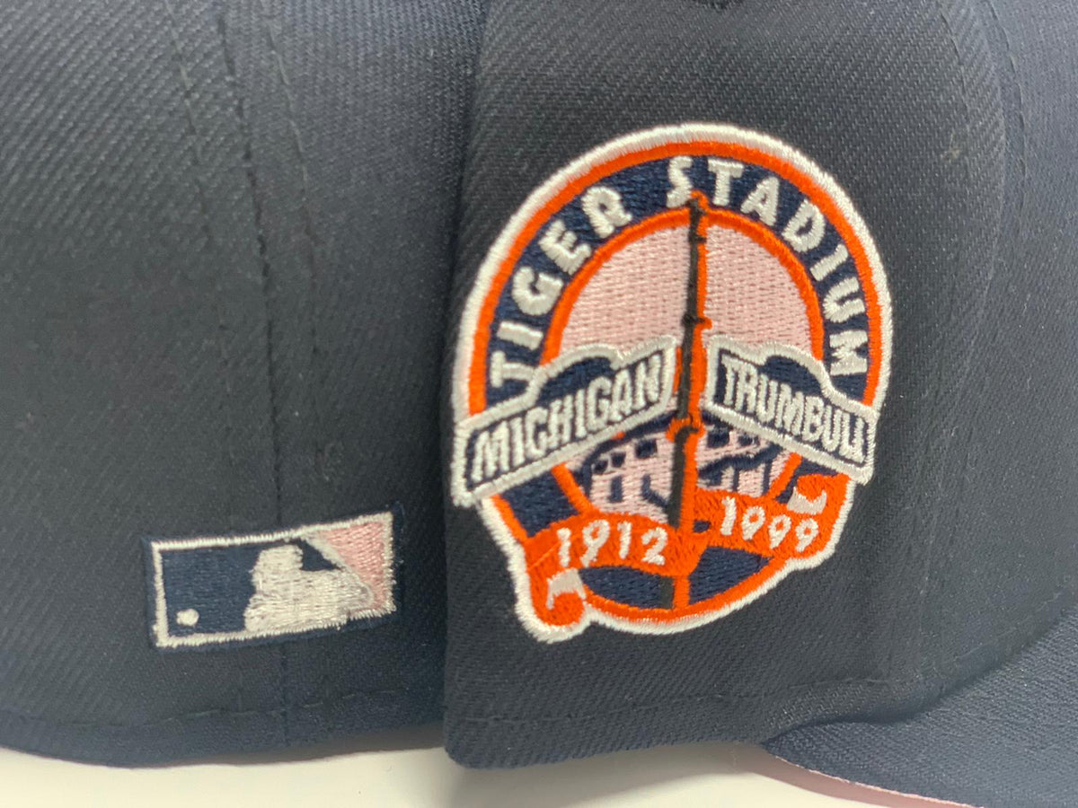 Navy Blue Detroit Tigers 59fifty Custom New Era Fitted Hat