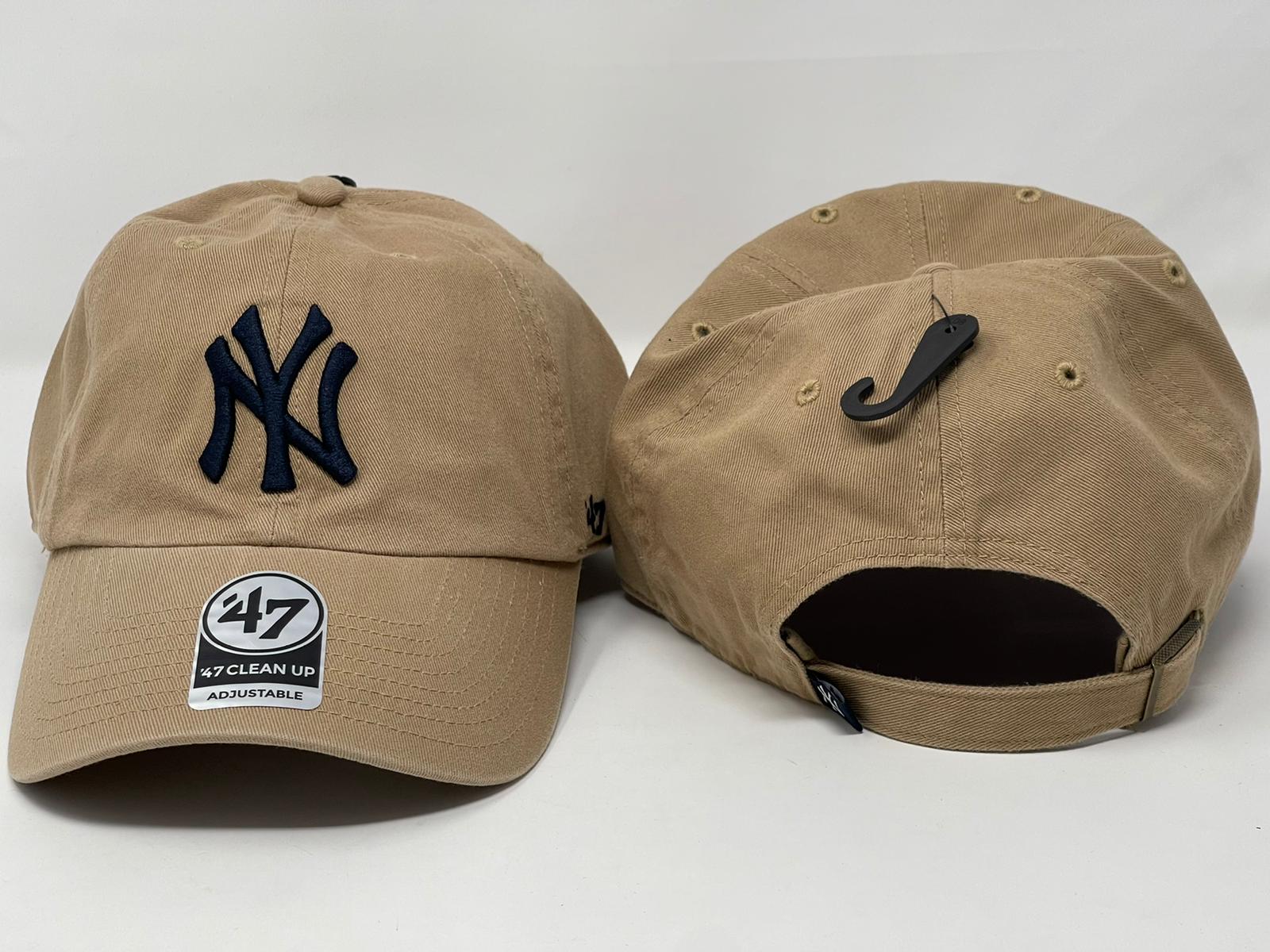 Men's '47 Tan New York Yankees Heritage Clean Up Adjustable Hat