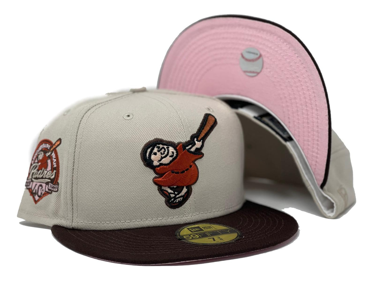 Stone San Diego Padres 40th Anniversary Custom New Era Fitted Hat