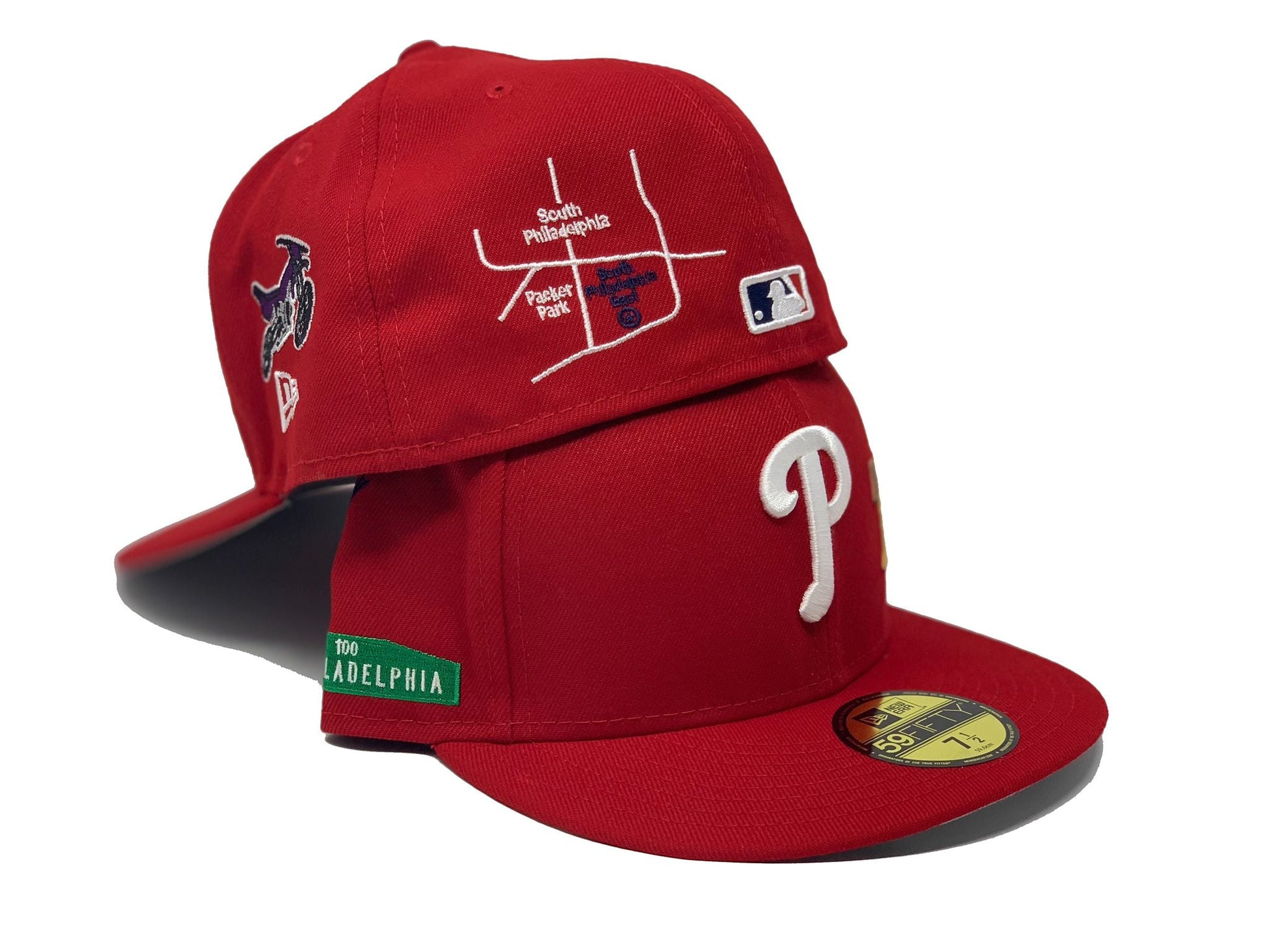 Red Philadelphia Phillies MLB City Transit Collection New Era Fitted