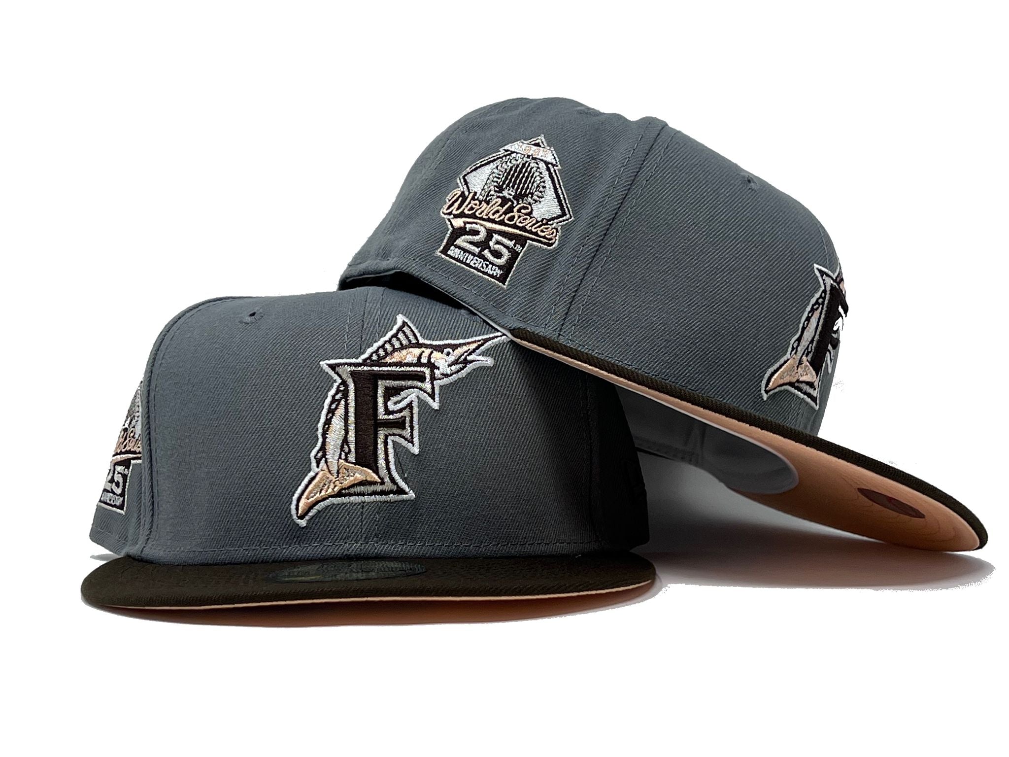 Florida Marlins 25th Anniversary "NEUTRAL & VERSATILE" Collection New Era Fitted Hat