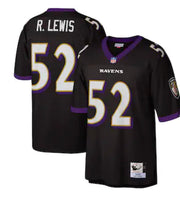 Baltimore Ravens 2000 Ray Lewis Mitchell and Ness Legacy Jersey-Black