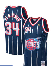 Houston Rockets Road 1996-97 Hakeem Olajuwon Swingman Jersey