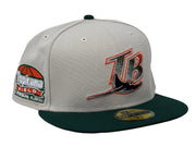 Tampa Bay Rays Tropicana Field "Sneaker Match-up" Pack Orange Brim New Era Fitted Hat