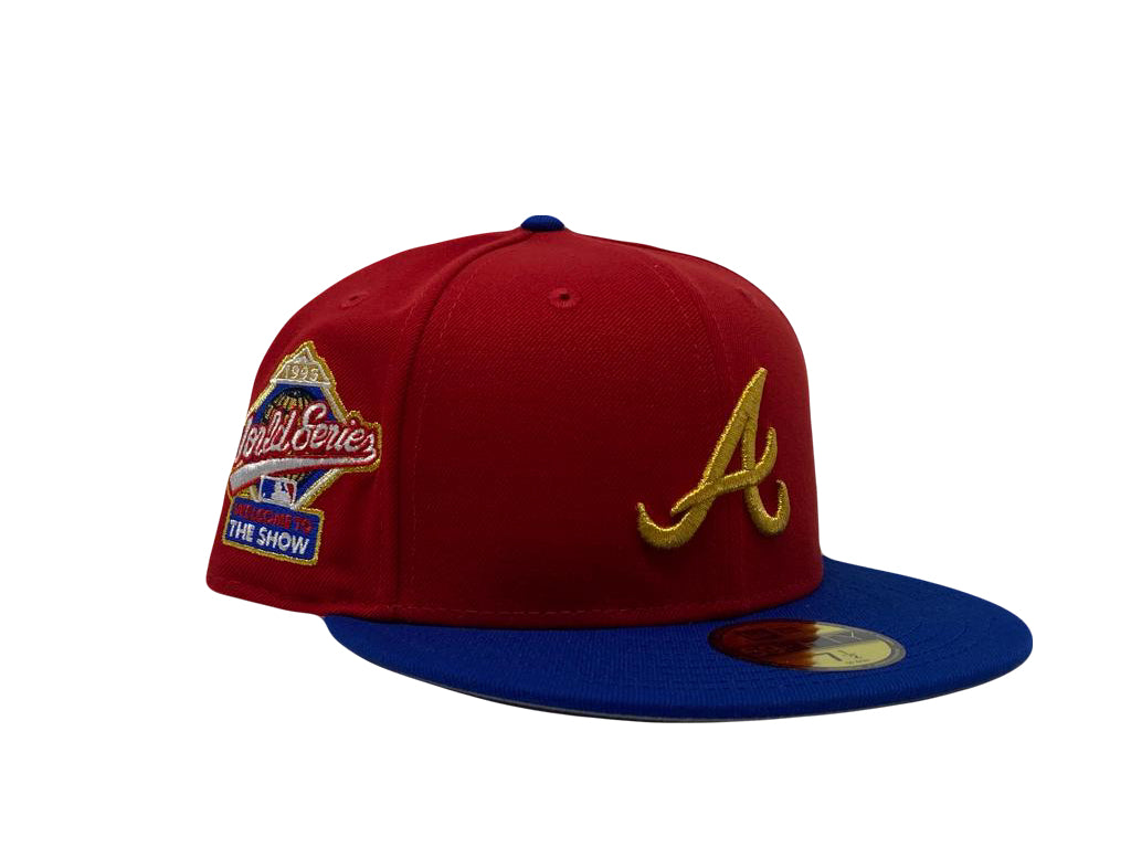 Red Atlanta Braves Welcome To The Show New Era Fitted Hat