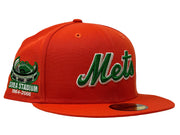 New York Mets Shea Stadium Green Brim New Era Fitted Hat
