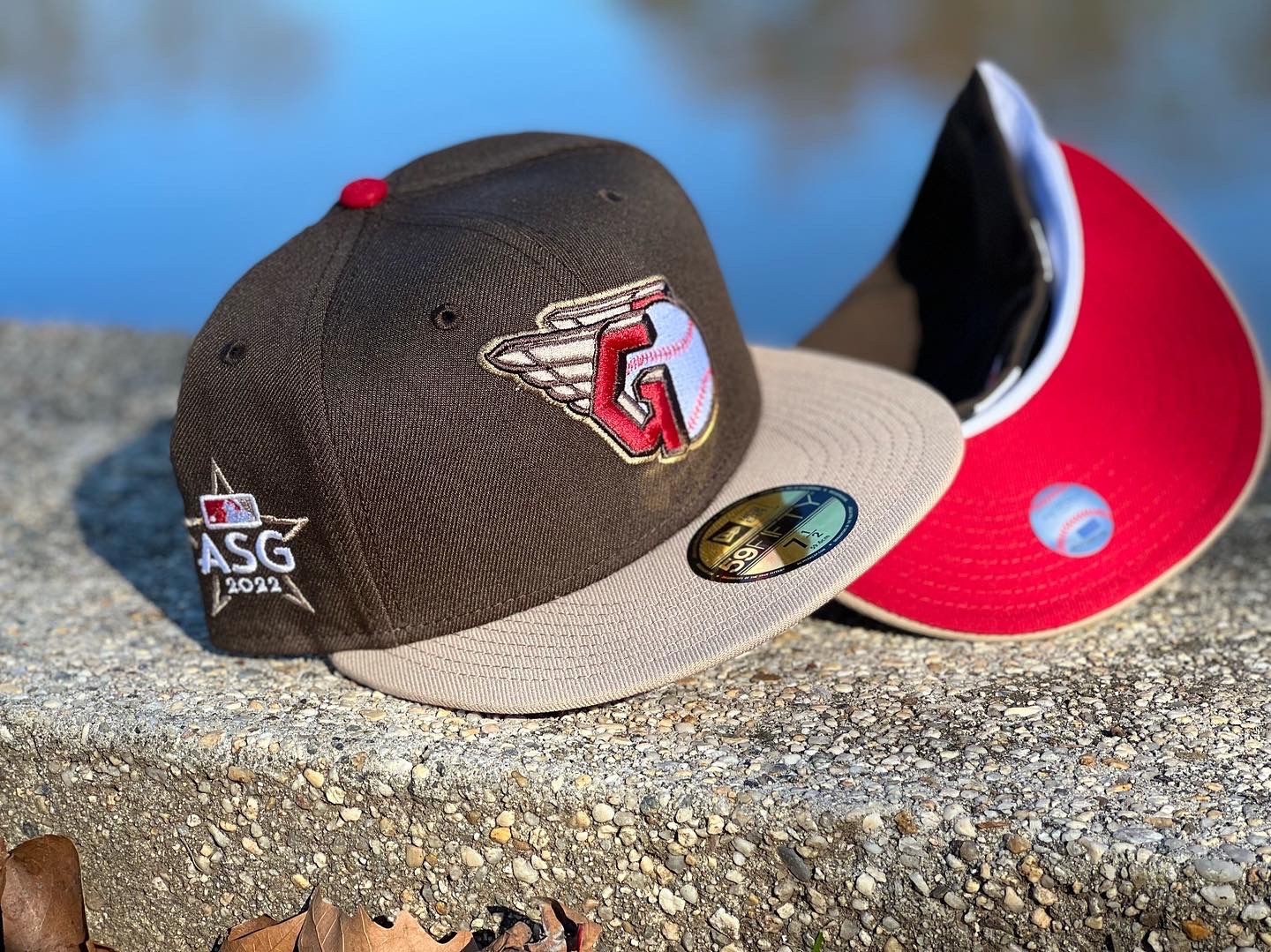 Cleveland Guardians 2022 All Star Game Red Brim New Era Fitted Hat
