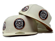 Detroit Tigers 1971 All Star Game "Off White Dome " Collection Rust Orange Brim New Era Fitted Hat