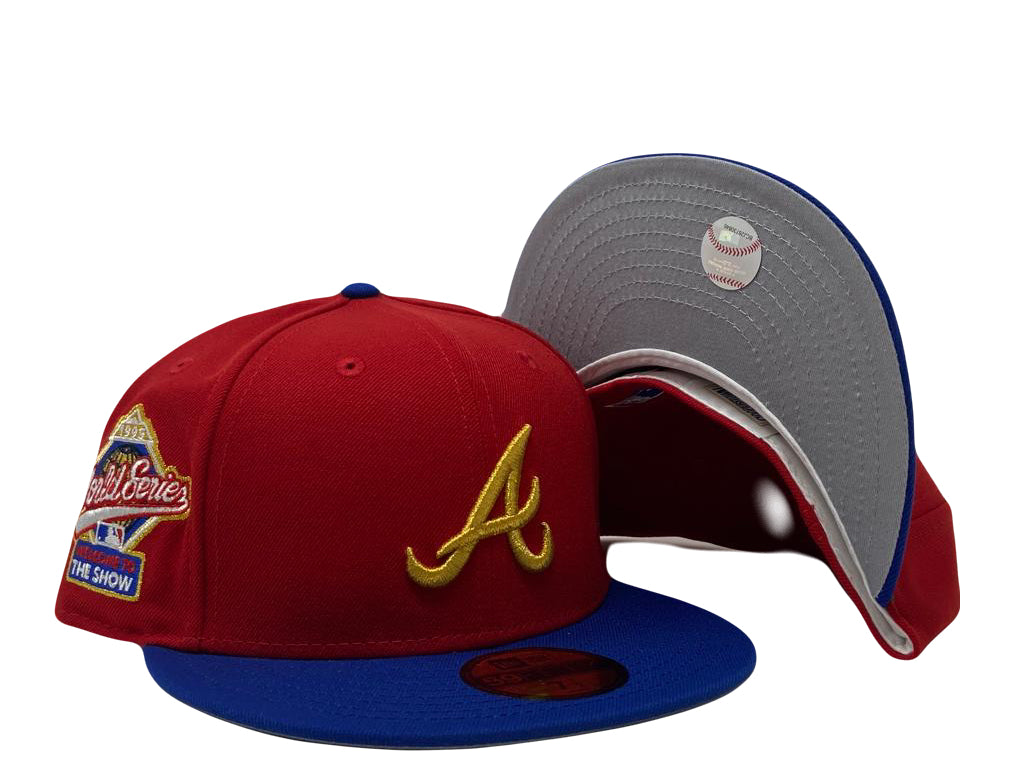 Red Atlanta Braves Welcome To The Show New Era Fitted Hat