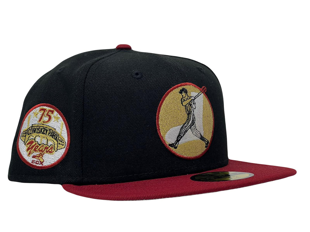 Chicago White Sox 75th Anniversary Fitted Hats-Sports World NY