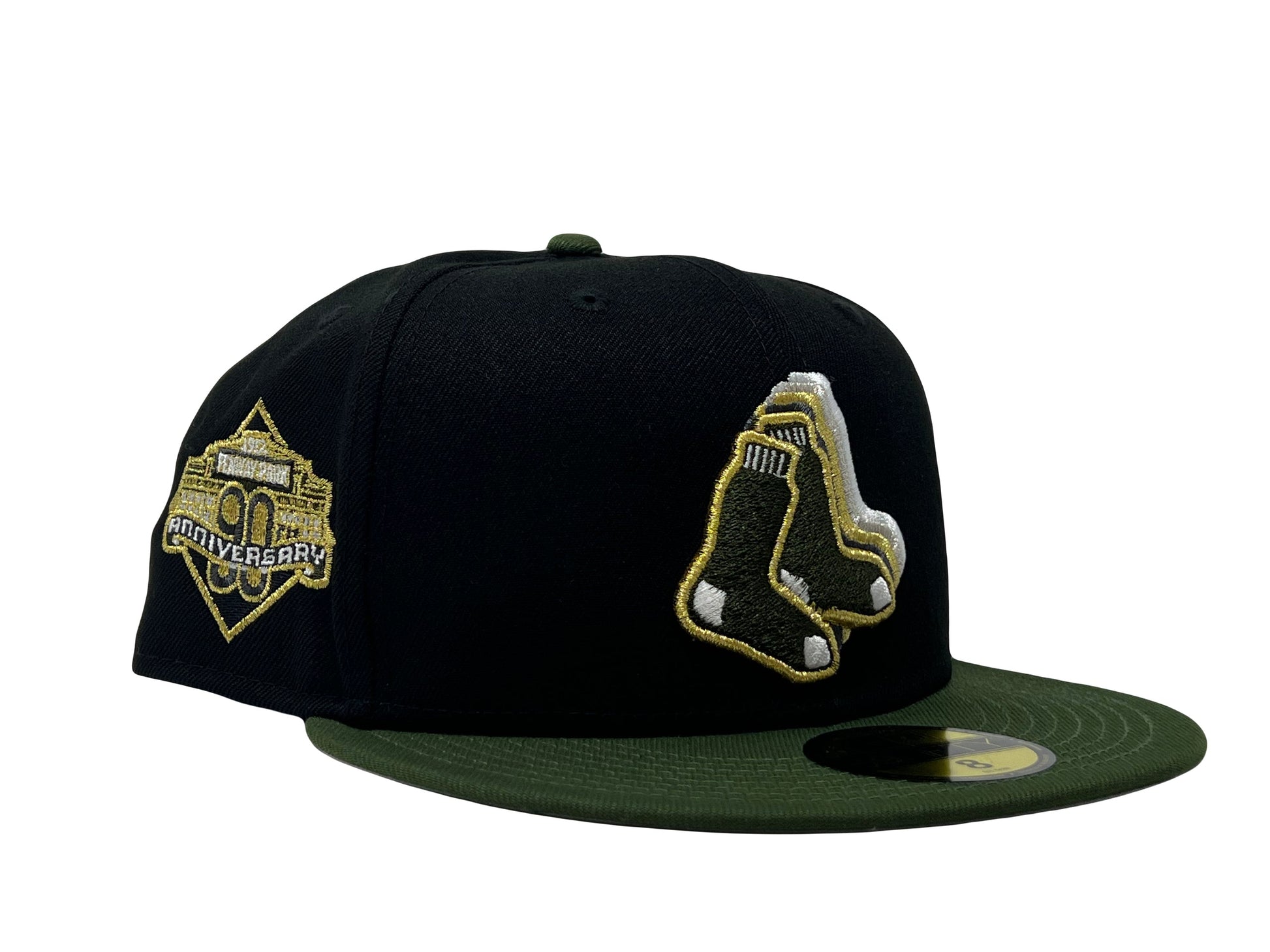 Boston Red Sox 90th Anniversay "Shadow Logo"  59fifty New Era Fitted Hat