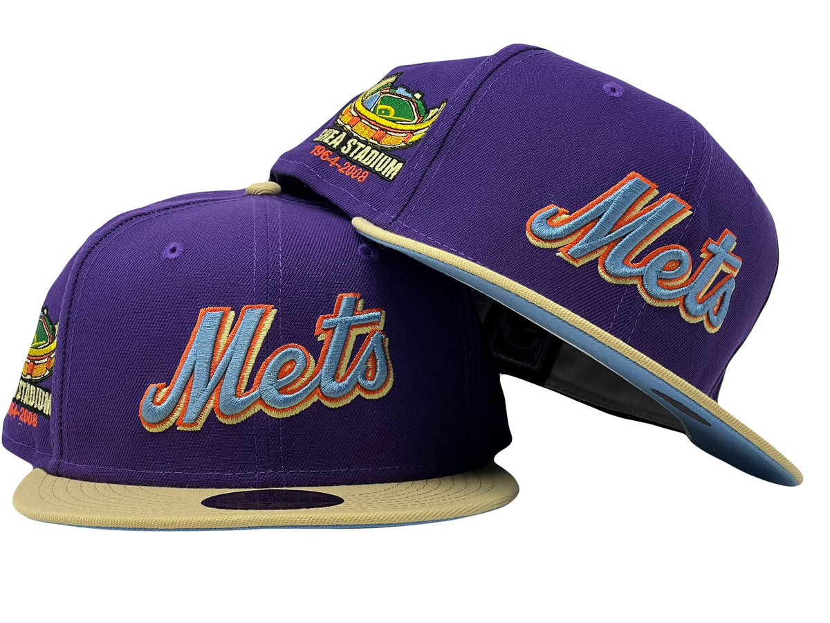 New York Mets Shea Stadium  Brim New Era Fitted Hat