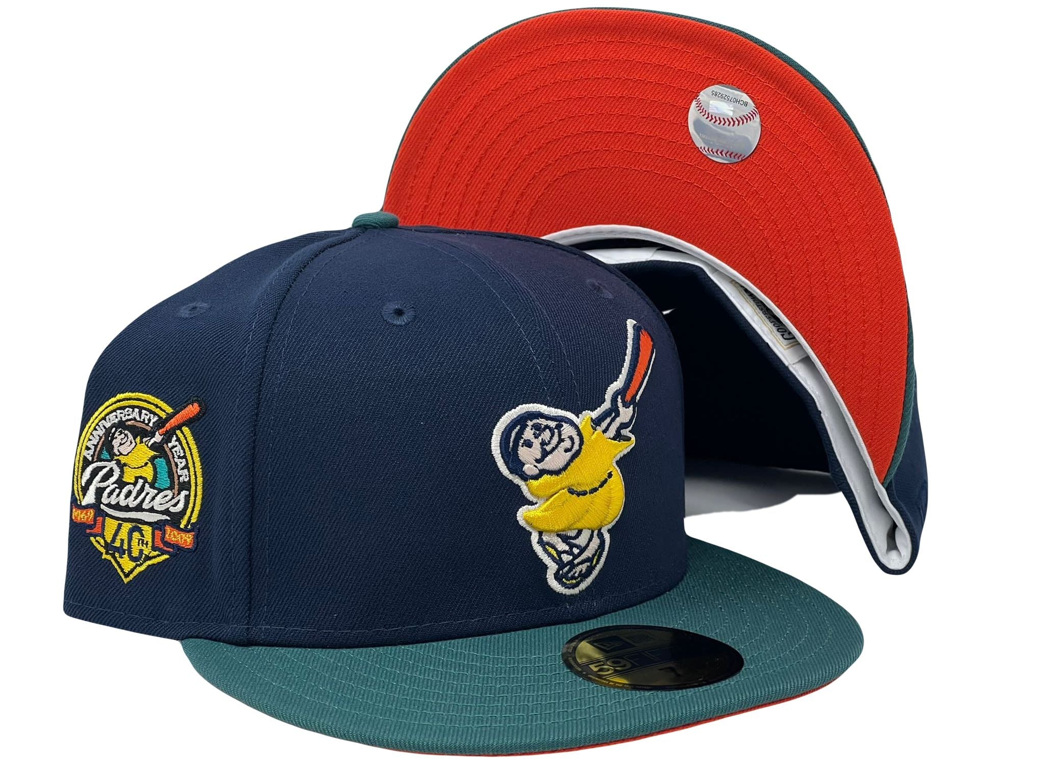 San Diego Padres 40th Anniversary " Galaxy part 2" Orange Brim 59Fifty New Era Fitted Hat
