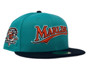 Florida Marlins 10th Anniversary Gray Brim New Era Fitted Hat